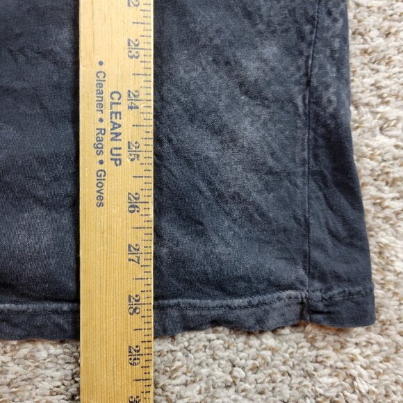 Xzavier T-shirt Mens XL Black Royalty 2-Sided Short Sleeve Graphic V Neck Holes* - Picture 7 of 9